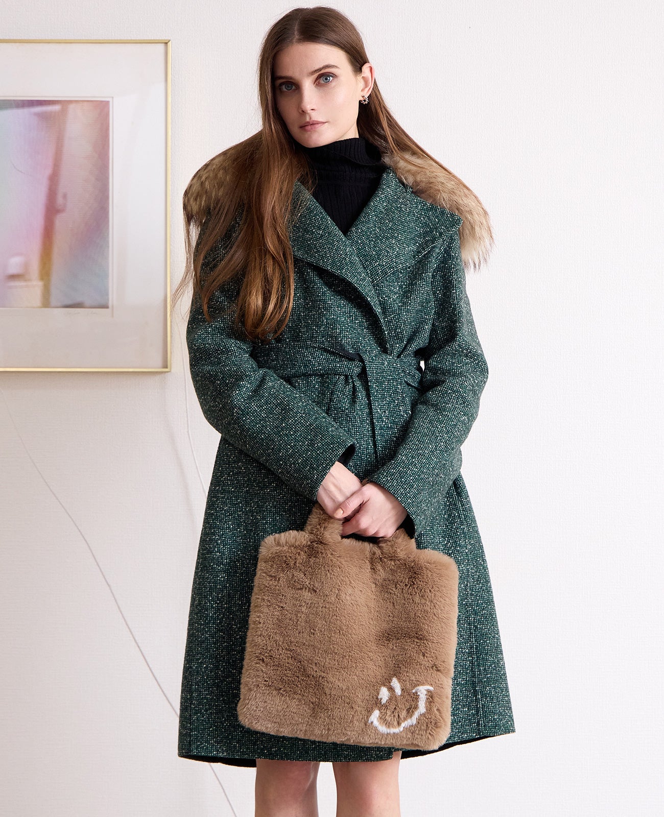 モデル着用カラー：モカ