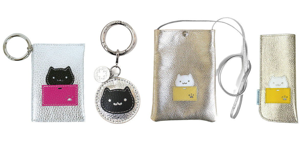 ねこ コンパクトマルチケース 1897