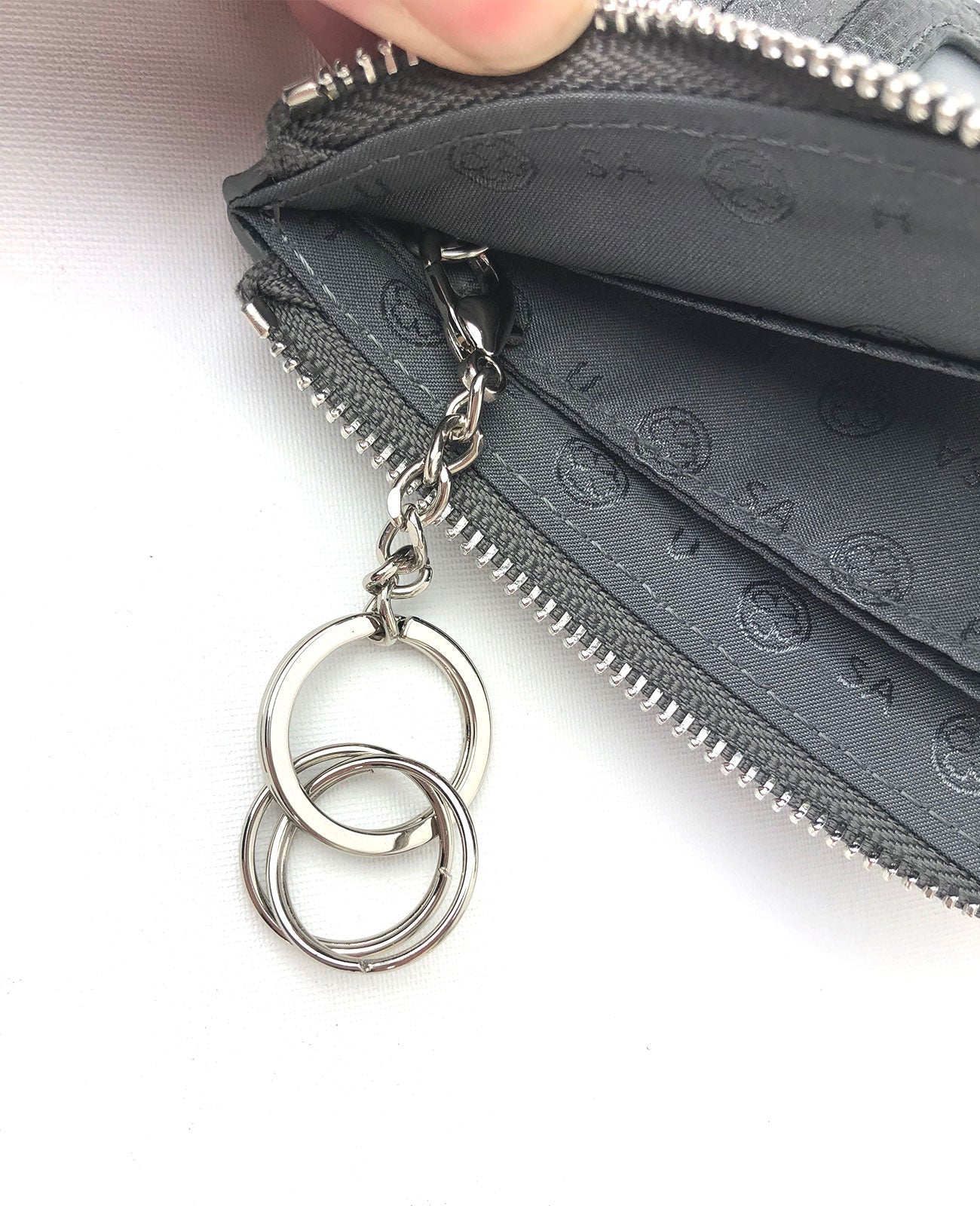 サロンドアルファード⭐︎ルクーチェ L字ファスナー マイクロマルチウォレット⭐︎ロゼ ルクーチェ L字ファスナー マイクロマルチウォレット 1561