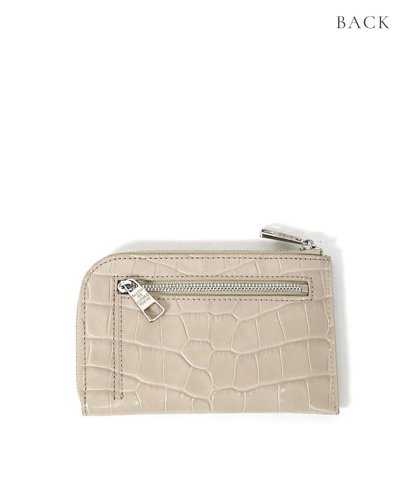 20%OFF [OUTLET]  キャリーL字ミニ財布 イタリアンクロコ型押しVer.1571-02