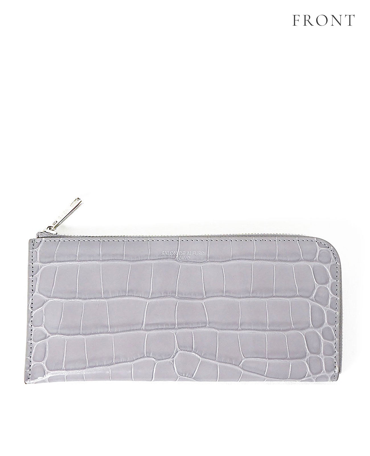 10%OFF [OUTLET]  キャリー L字長財布 イタリアンクロコ型押しレザーVer.1572-02