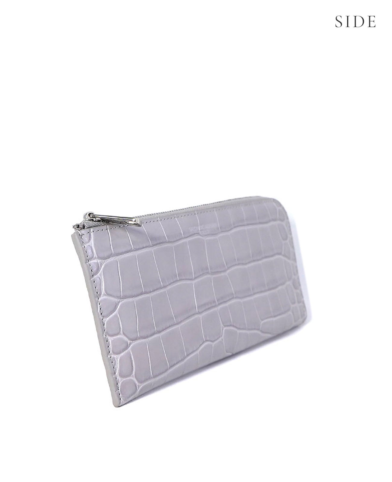 10%OFF [OUTLET]  キャリー L字長財布 イタリアンクロコ型押しレザーVer.1572-02