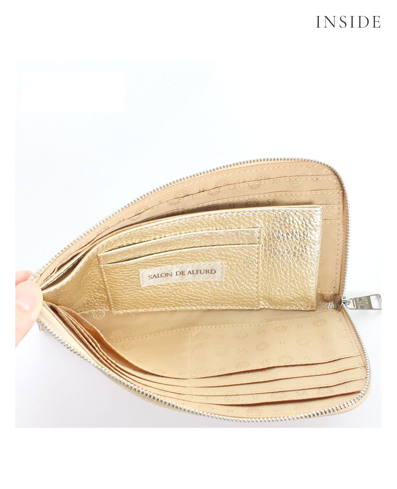 10%off [OUTLET]  スリースター L字長財布 1664-02