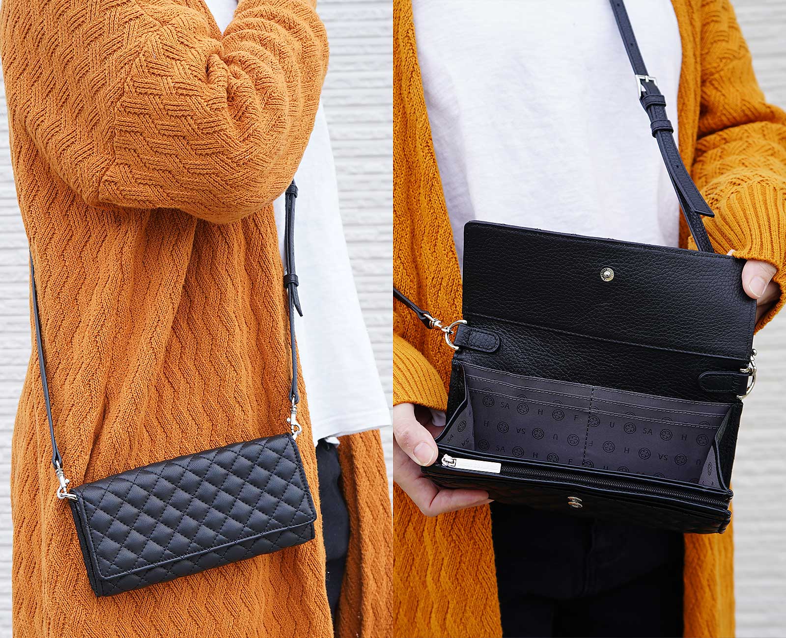 20%off  [OUTLET] スマイル テネラ 3WAY長財布＆お財布ポシェット ロング・ショートショルダー付 1701-s-02