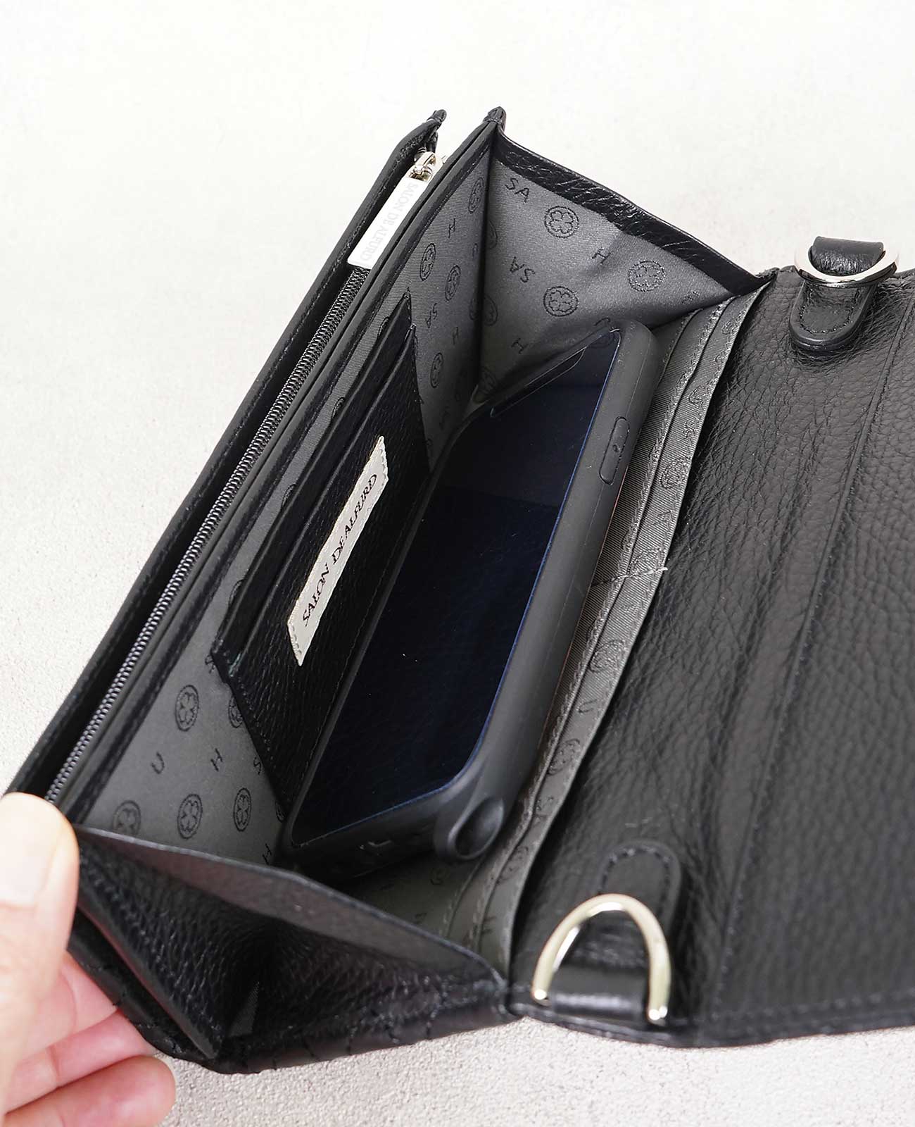 20%off  [OUTLET] スマイル テネラ 3WAY長財布＆お財布ポシェット ロング・ショートショルダー付 1701-s-02
